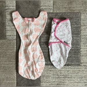 Baby swaddle and transitional swaddle